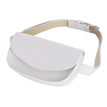 남녀공용 심플 국산 라운딩 파우치 골프공 케이스 MNB-WBAG-0471-화이트