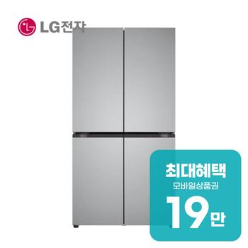 LG 디오스 오브제컬렉션 매직스페이스 4도어 냉장고 870L T875P111 렌탈 60개월 월 70500원