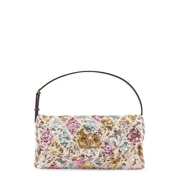 베인 소프트 장식 폴드오버 탑 스몰 숄더백 7W0B0S09SER CJL TP957427951 148518429