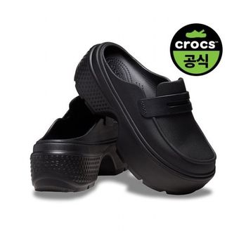크록스 정상가 99,900원공식 성인 스톰프 로퍼 BK 24SUCL209937