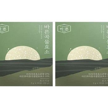 바른곡물효소 3g x 30포 2박스(LC)