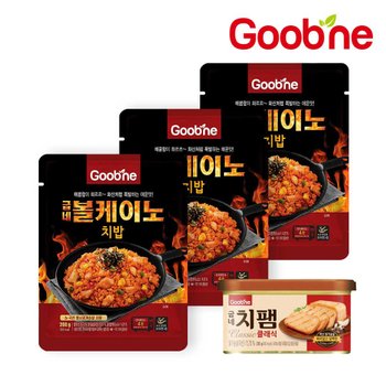 (주)태송식품 굽네 볼케이노 치밥 200g*3팩+치팸 200g*1캔 FC37