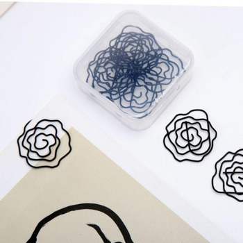 대용량 495UKO39 장미 데일리 클립 대형 클래식 블랙 1박스 (10