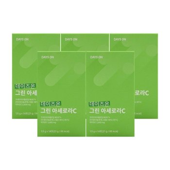 데이즈온 그린 아세로라C 1.5g x 14포 x 5박스
