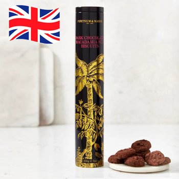 [해외] 200g 포트넘 앤 메이슨 다크 초콜릿 마카다미아 넛 비스킷, Fortnum and mason