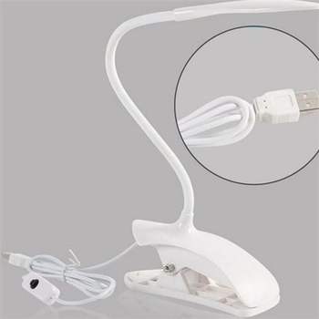 usb 스탠드 조명 클립형 독서등 휴대용 집게형 책상 독서실 플렉시블