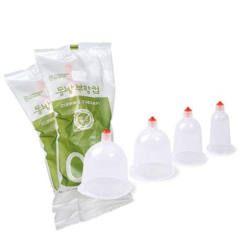 동방 부항컵 일회용 멸균 부항 1박스 1000개 1호-5호
