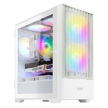 DARKFLASH DNM600 MESH RGB 화이트 (미니타워)