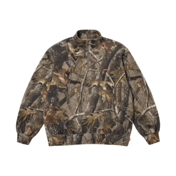 [해외] Supreme Small Box Half Zip Pullover Realtree Hardwoods Camo - 25SS