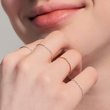 [수지,태연,김소연,볼빨간사춘기 안지영,오하영,김서형,이현이 착용]twinkle layered 3set ring