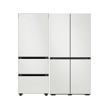 [S] 삼성 비스포크 냉장고 김치냉장고 세트 전체코타화이트 RM70F64R1A+RQ33DB74C1AP