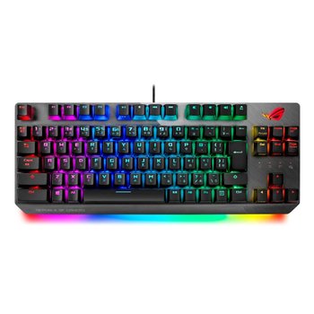 [해외] ASUS USB 게이밍 키보드 X802 STRIX SCOPE TKLSVJP FPS용 퀵 토글 스위치 [은축]