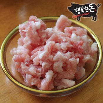 국내산 냉장 한돈 다짐육 돈민찌 뒷다리살 다진고기 500g