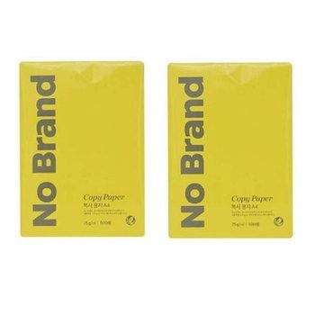 [노브랜드] 노 브랜드 A4복사용지 75g 500매x5 총2500매 Nobrand (39639601)