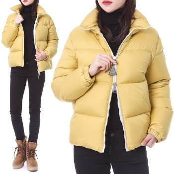 몽클레어 ANTERNE 로고패치 볼륨넥 구스다운 여성 패딩점퍼/1A00032 57613 148