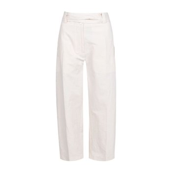 [해외] [해외배송] 몽클레어 벨티드 크롭 와이드 팬츠 G10942A71000V015307A BEIGE
