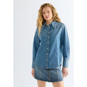 [해외] Wrangler 웰랜저 드라마 칼라 셔츠 - 버튼 다운 블라우스 클래식 페이드 8082903