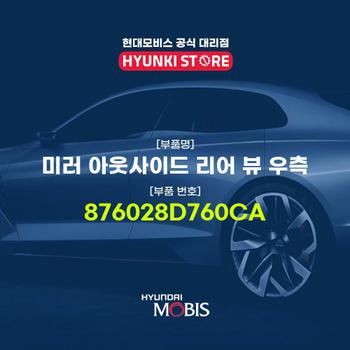 미러 아웃사이드 리어 뷰 우측 (876028D760CA)