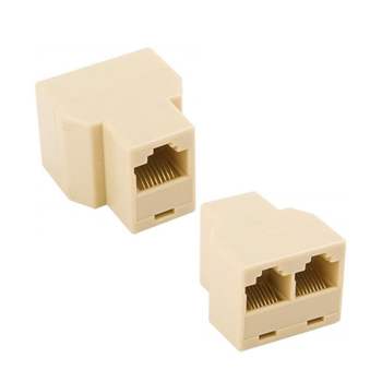 커플러 QV59YZ07 효율적 포트 RJ45용 2대1 UTP 8P8CY 3개