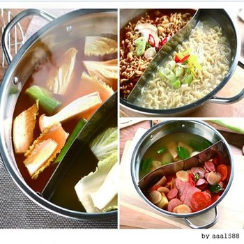 반반냄비 SNPH3707 나눔냄비 식검완료 샤브샤브냄비 전골냄비