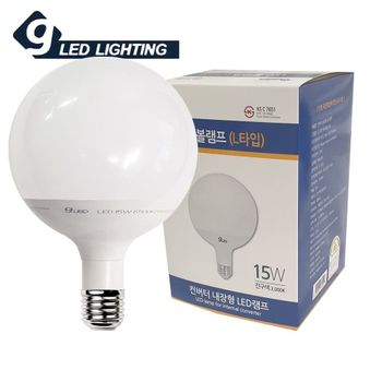 전구색 063MQP52 볼램프 컨버터 건식15W LED전구 L타입 LED램프