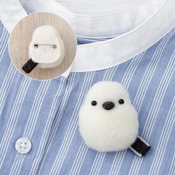 하마나카 아트박스/오후4시 하마나카 양모폼폼 섬오목눈이 브로치 키트