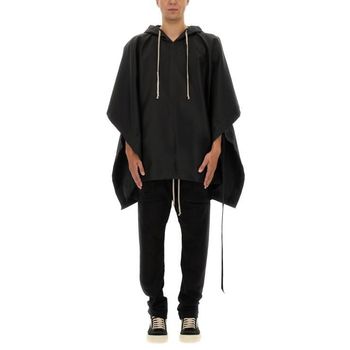 릭오웬스 다크쉐도우 트렌치 코트 블랙 145495844