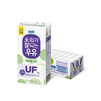매일 소화가잘되는우유 저지방 멸균 190ml 24팩 (S50064517)