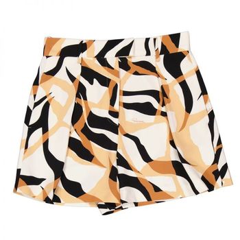 [해외] Roberto Cavalli 우먼 레이디 Macro 타이거 Twiga 프린트 숏츠 Brand Size 38 ( US 4 ) IWT204-O