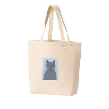 에코백 토트백 고양이 러시안블루 야옹이