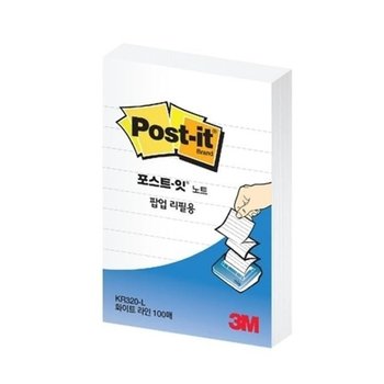 고품질 메모지 리필용 노트 화이트라인 과제 정리 자재 WFITCQI