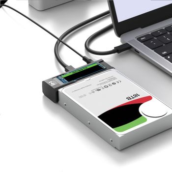 USB 547ZUD07 C타입 to M.2 NVMe SSD HDD SATA 클론 도킹 컨버