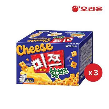 오리온 미쯔 황치즈 6P 222g 3개