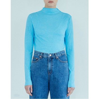 [MOMEN] Half Neck Color Top - Light Blue_XMCALYZA21152