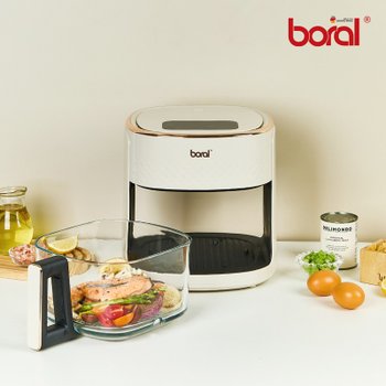 더 셰프 조리과정이 한눈에 보이는  글라스 에어프라이어 4.5L BR-AF520