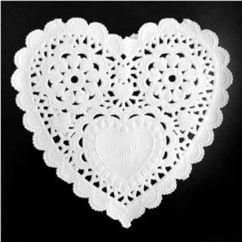 페이퍼 1000 유니아트 108672 도일리 하트 종이레이스 (WFH3QFE)