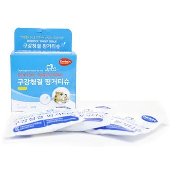 덴티솔 핑거 티슈 30매 반려동물영양제 강아지눈영양제 심장사상충약 상아지항산화제