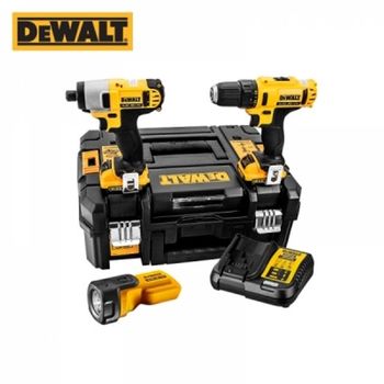 디월트 12V MAX 충전 콤보세트(DCF815N DCD710N DCL508N 2.0Ah 2팩) DCK211D2T-KR