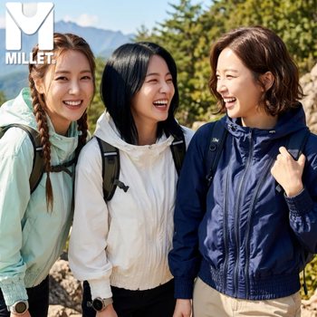 밀레 여성 경량 봄여름 방풍자켓 캐주얼 등산 아웃도어 바람막이