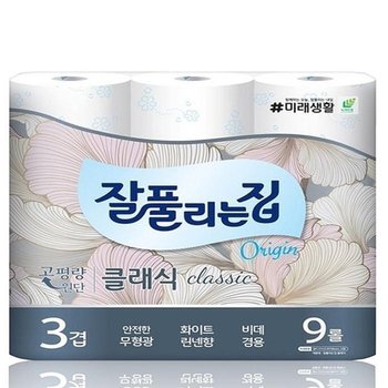 잘풀리는집 3겹 퀼팅 화장지 30롤 두루마리휴지 x2SET(SH) (46607868)