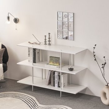 F41703 모듈 3단 선반 장식장 1200