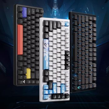 [해외] ATK VXE V75X 객제화 기계식 키보드 3모드 연결 전키핫스왑 게이밍 키보드 RGB램프