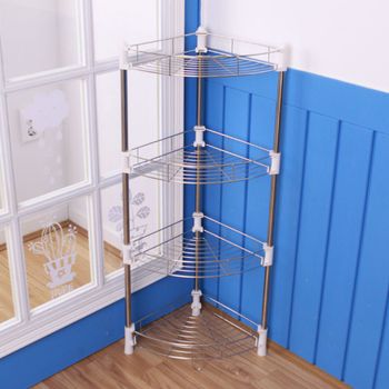 스텐 116ZDS93 서리선반 틈새 코너 선반 조립식 85cm