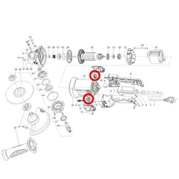 계양부품 609OZJ34 카본브러시 DG-150C DG180-14 DP-7000V CS-7CB공용 2011318 1조