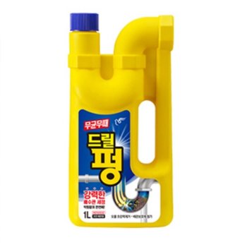무균무때 파워 드릴펑 배수구세정제 2L 배수구세정 배수구청소 배수구청소용품 배수관청소 욕실
