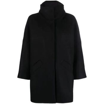 하이 넥 싱글 브레스티드 코트 74318267