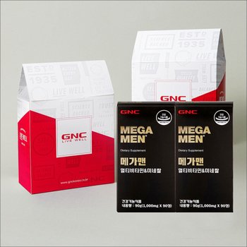 [GNC] 남성건강 멀티비타민세트(메가맨2개)