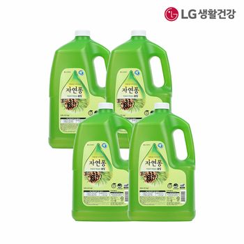 LG생활건강 자연퐁 주방세제 솔잎 3.1kg*4개