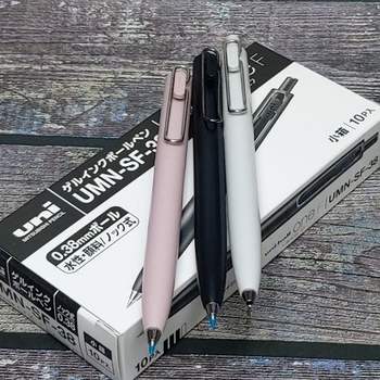 0.38mm WR37YU42 유니볼 ONE Upgrade 중성펜 F(블랙ink) 10자루