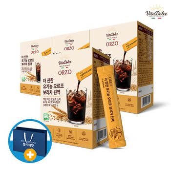 비타돌체 유기농 오르조 액상 보리차 원액 진액 임산부 커피 워터 4박스 (쇼핑백)..[36174673]